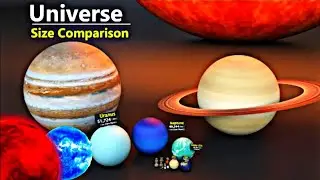 Universe size comparison 3D | Solar system size comparison