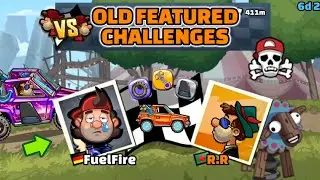 END OF FEATURED CHALLENGES ?😭 7 EASY to HARD MAP | Hill Climb Racing 2