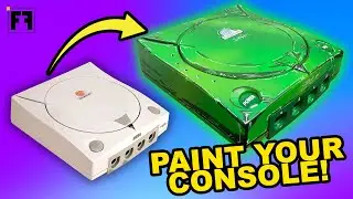 PAINTING a Sega Dreamcast: DIY Console Customization GUIDE !