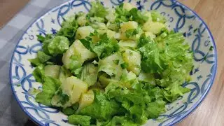The easiest and most delicious Turkish potato salad. The perfect side dish - salad! Turkish recipes