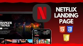 Recreating The Netflix Landing Page | HTML & CSS