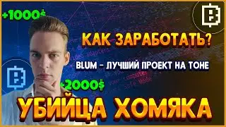 BLUM - УБИЙЦА HAMSTER KOMBAT! КАК ЗАРАБОТАТЬ НА BLUM?