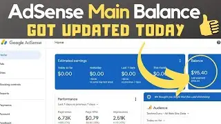 AdSense Main Balance Got Updated Today | YouTube Earning | TechnoGuru Official |