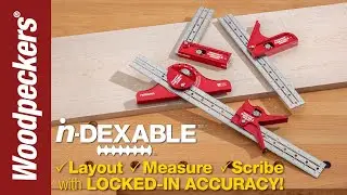 in-Dexable Combination Square System | Woodpeckers Woodworking Tools