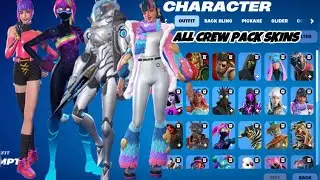 Every Crew Pack Skins Showcase in Fortnite 2024