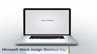 Microsoft Word VBA 'Save As' -  06 - Assign Shortcut Key