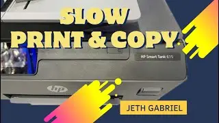 HP Smart Tank 615 Slow Print Copy Fix