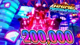 I Spent 200,000 GEMS in the NEW Anime Defenders Update! |  Secret Unit?!?