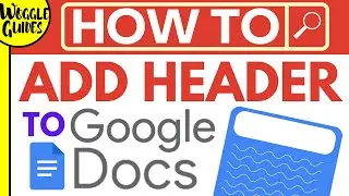 How to add header in Google Docs