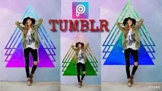 Como Editar Fotos Tipo Tumblr en |PicsArt Tutorial |Español-PicsArt Editing Tutorial