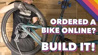 Bought a mountain bike online? Here's how to get it ready to ride.