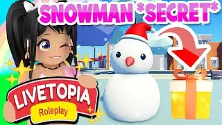 *SNOWMAN SECRET* SOLVED in LIVETOPIA Roleplay (roblox)