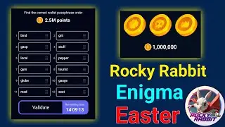 11 September Rocky Rabbit daily combo || Enigma Code Rocky Rabbit || Easter card unlock Rocky Rabbit