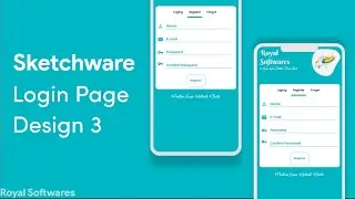 LOGIN PAGE DESIGN in Sketchware || Design 3 || ROYALSOFTWARES || Best free ui design Project.