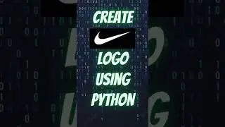 Draw Nike Logo using Python Turtle #shorts #python #pythonturtle #nike