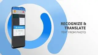 Camera Translator. Recognize and translate text from photo and documents (Landscape promo)