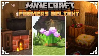 Minecraft: Farmer's Delight Mod Showcase | A Huge Expansion to Farming