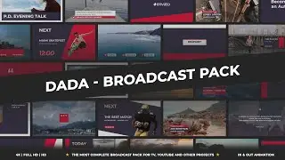 DADA - Broadcast Pack | After Effects, Premiere Pro and FCPX Template (Video Template)