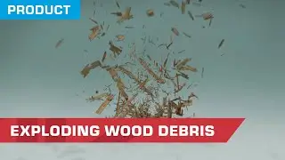 Exploding Wood Debris Stock Footage Now Available | ActionVFX