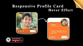 Responsive Profile Card Hover Effect With HTML and CSS