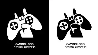 How to create gaming logo design process / Adobe illustrator.