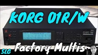 Korg 01R/W Rack | Factory Multi Presets