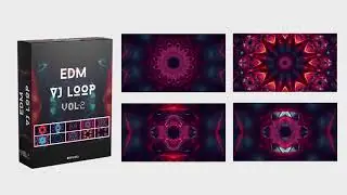 EDM VJ LOOP Vol 2 | EDM visuals loop Motion Background | Club Loop | VJ Loop | OMER J STUDIO