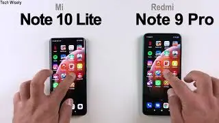 Mi Note 10 Lite vs Redmi Note 9 Pro : Speed test Comparison