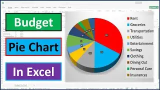 How to Create a Budget Pie Chart in Excel