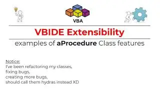 VBA - VBIDE Extensibility - aProcedure Class examples