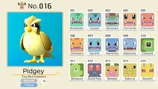 Shiny Pidgey | How To Get Shiny Pidgey in Pokemon Quest | Pokemon Quest Cooking Recipes 100% POKEDEX