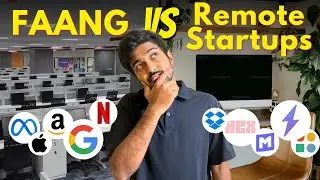 FAANG vs Remote Startups | What should you join? 🤔 | GeekyBaller