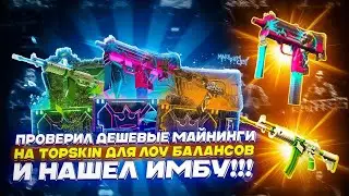 ПРОВЕРИЛ ДЕШЕВЫЕ МАЙНИНГИ НА TOPSKIN ДЛЯ ЛОУ БАЛАНСОВ И НАШЕЛ ИМБУ!!!