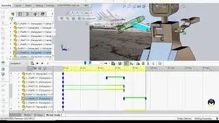 Solidworks - Simulation - Robot Ory Dance Show