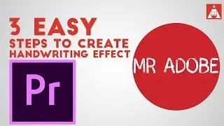 How to create Handwriting Text Effect In Adobe Premiere Pro - WRITE ON TEXT EFFECT