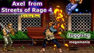 Juggling with Axel 4 in Streets of Rage 2 : New Era - Mod Demo