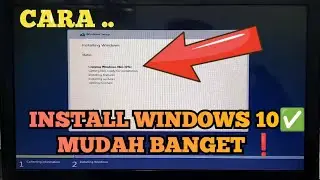 cara install windows 10 ✅ mulai sekarang jangan bawa ke tukang service💻