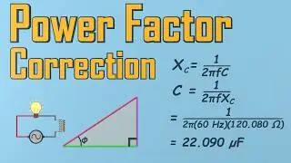 Power factor correction calculations