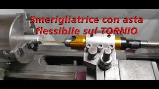 Utilizzo sul tornio della smerigliatrice Vevor ad albero flessibile