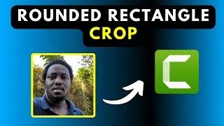 How to Add a Rounded Rectangle Crop to a Video or Talking Head Video in Camtasia 2023 - Mask Effect