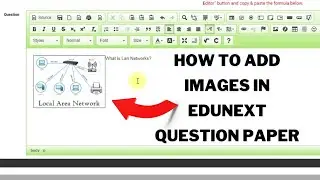 How to add images in edu next question paper || create question paper with images in edu next