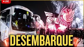 AO VIVO 🔴 DESEMBARQUE DO CORINTHIANS EM CURITIBA