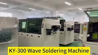 Small wave soldering machine, close look inside and outside.