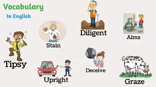 Vocabulary: common English words | Vocabulary with Examples and meanings