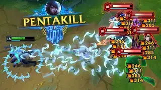 TOP 40 INSANE LEAGUE OF LEGENDS PENTAKILLS OF 2024!