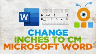 How to Change Inches to CM in Word