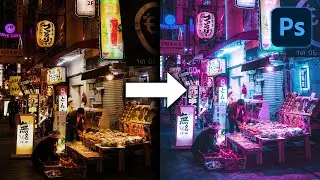 Come DONARE alle tue foto un Look Cyberpunk in Photoshop