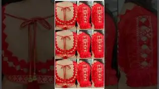 Blouse back neck design and sleeves design new model back neck blouse with matching #blouse #shorts