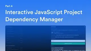 Interactive JavaScript Project Dependency Manager | Nextjs | ElectronJs | TailwindCSS  - [ part 4 ]