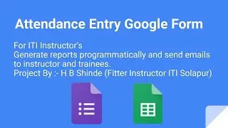 Attendance Application for ITI Instructors